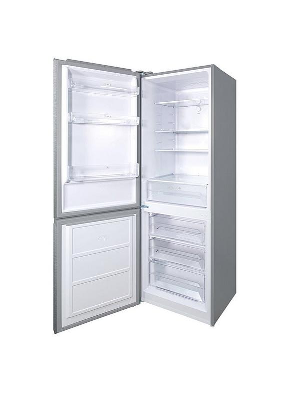 Russell Hobbs Stainless Steel 60cm Wide 186cm High Freestanding Total No Frost Fridge Freezer - Image 3